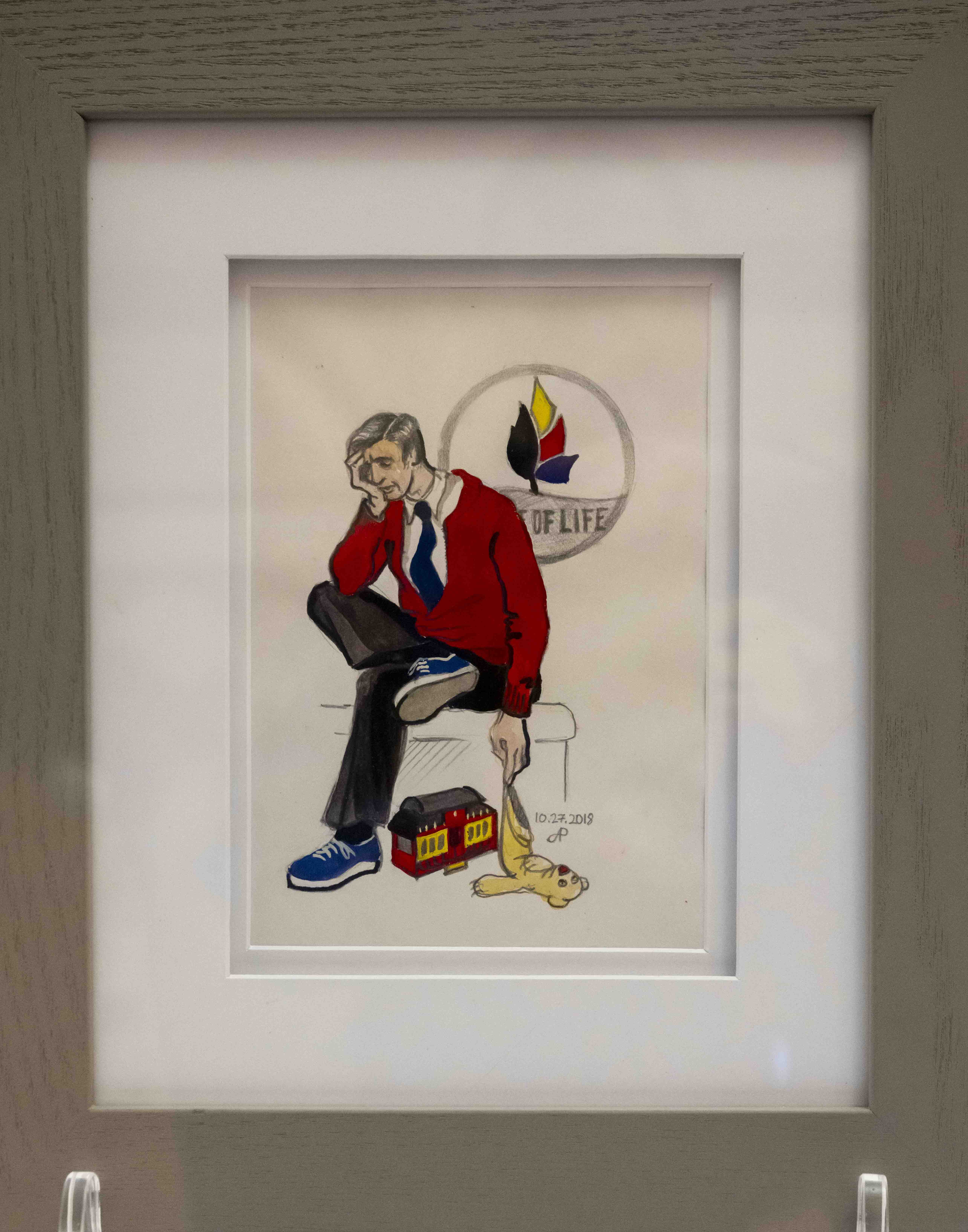 Mister Rogers drawing
