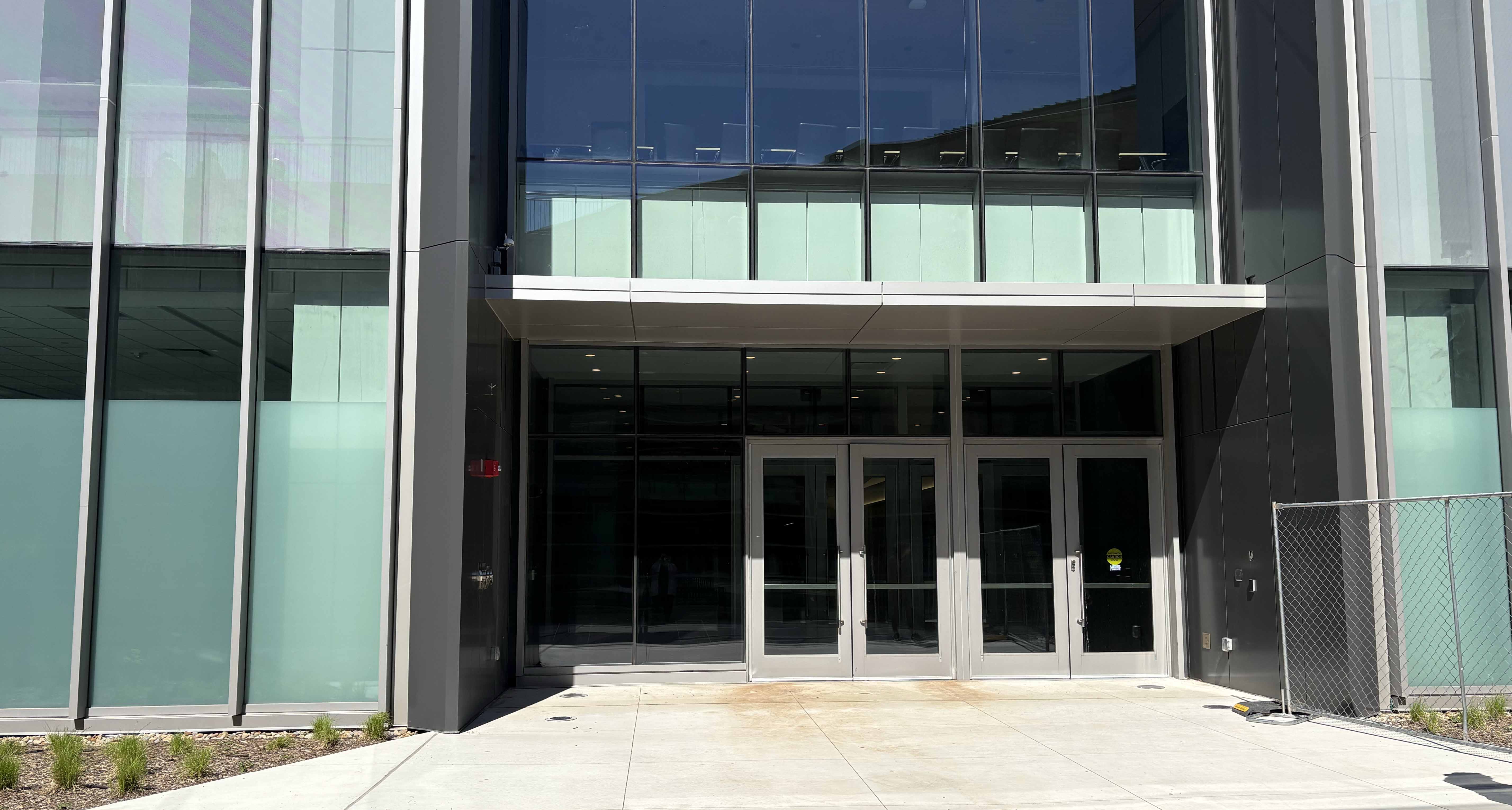 Entrance to new arena