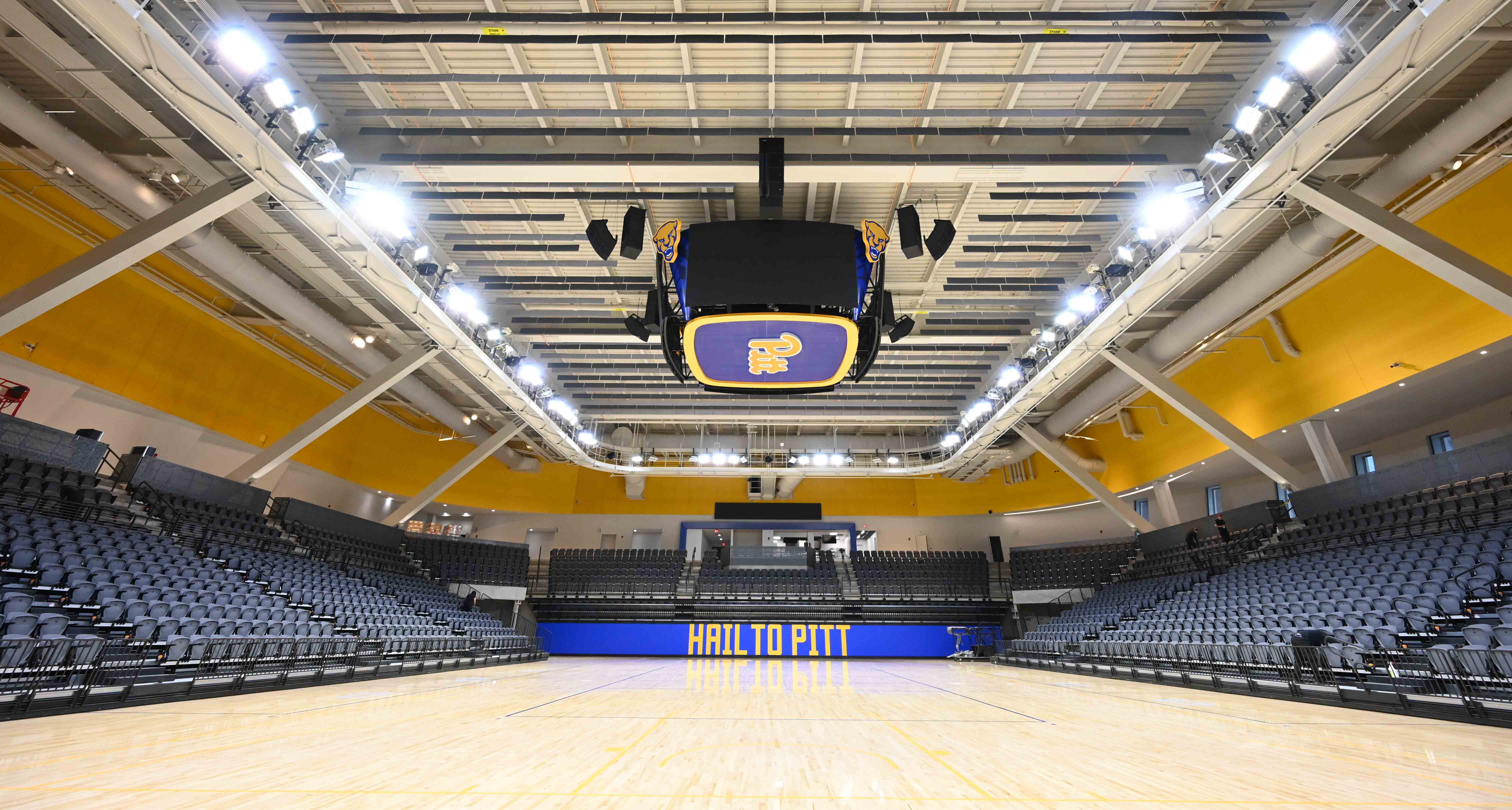 The Victory Heights Arena will get its first guests this week for graduation-related events. It can seat up to 3,600.