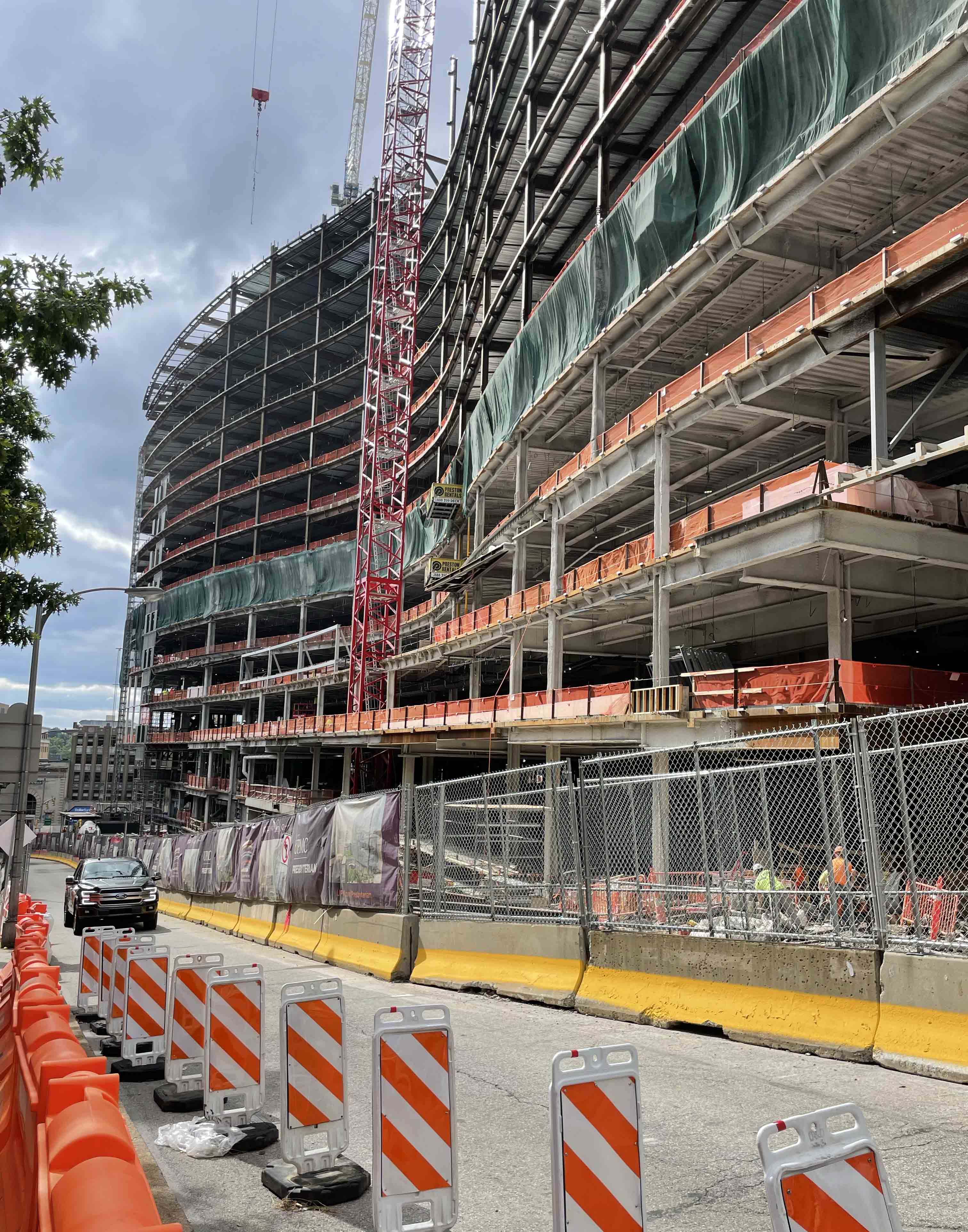 DeSoto street and UPMC hospital project
