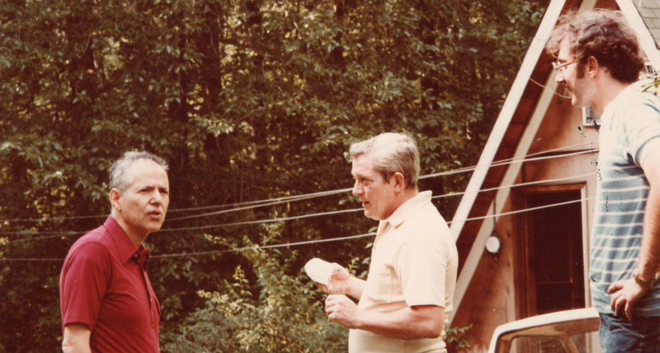 Wolfgang J. “Jim” Choyke (left), Norman Doyle of Westinghouse, and Bill Lauer in 1979.