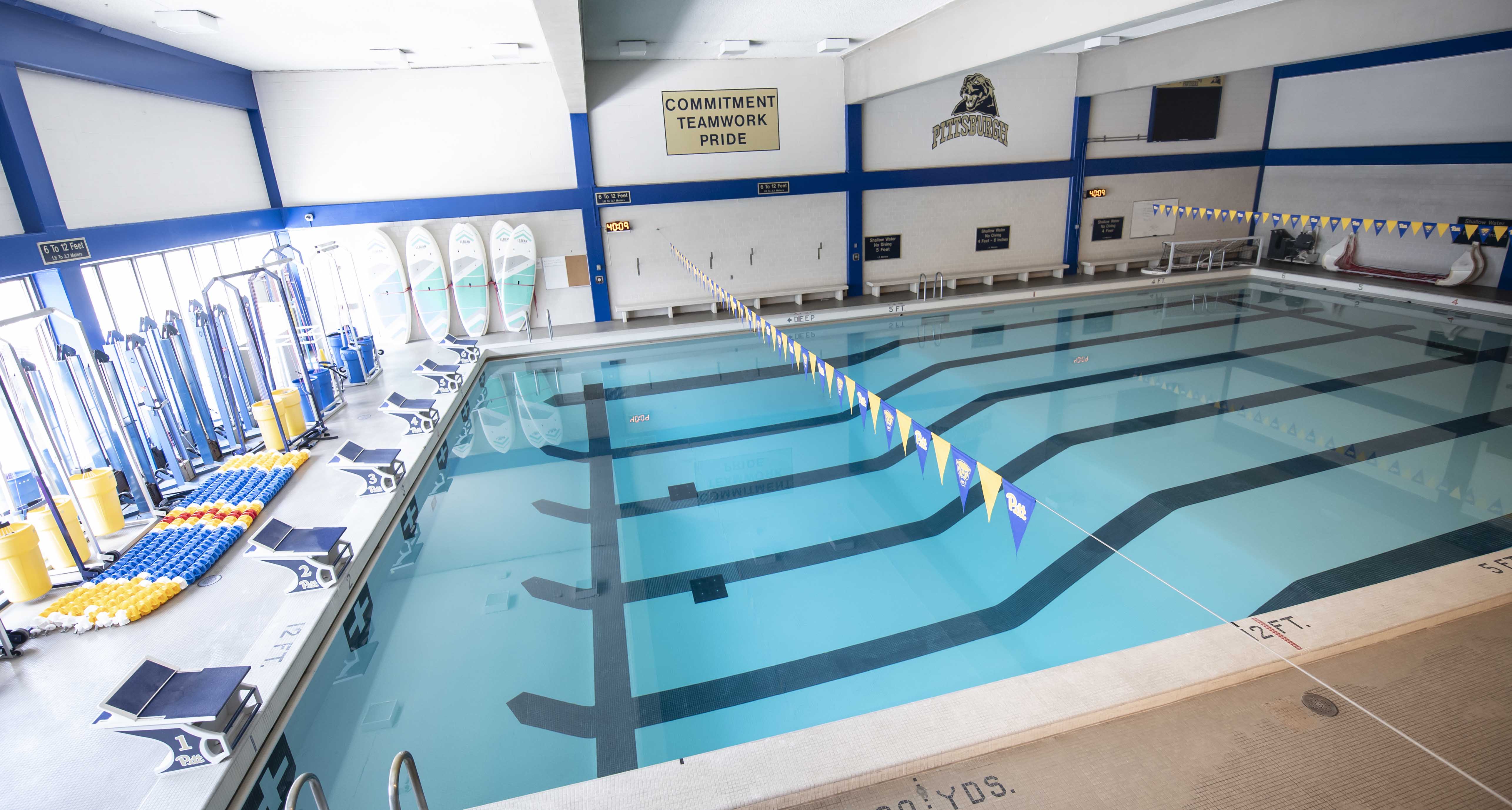 Trees Hall has two pools, both of which are currently off-limits to Pitt faculty and staff. Trees Hall pool