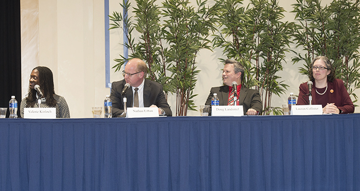 Senate plenary discussion panel members