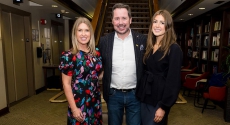 Michael Rees with wife and daughter